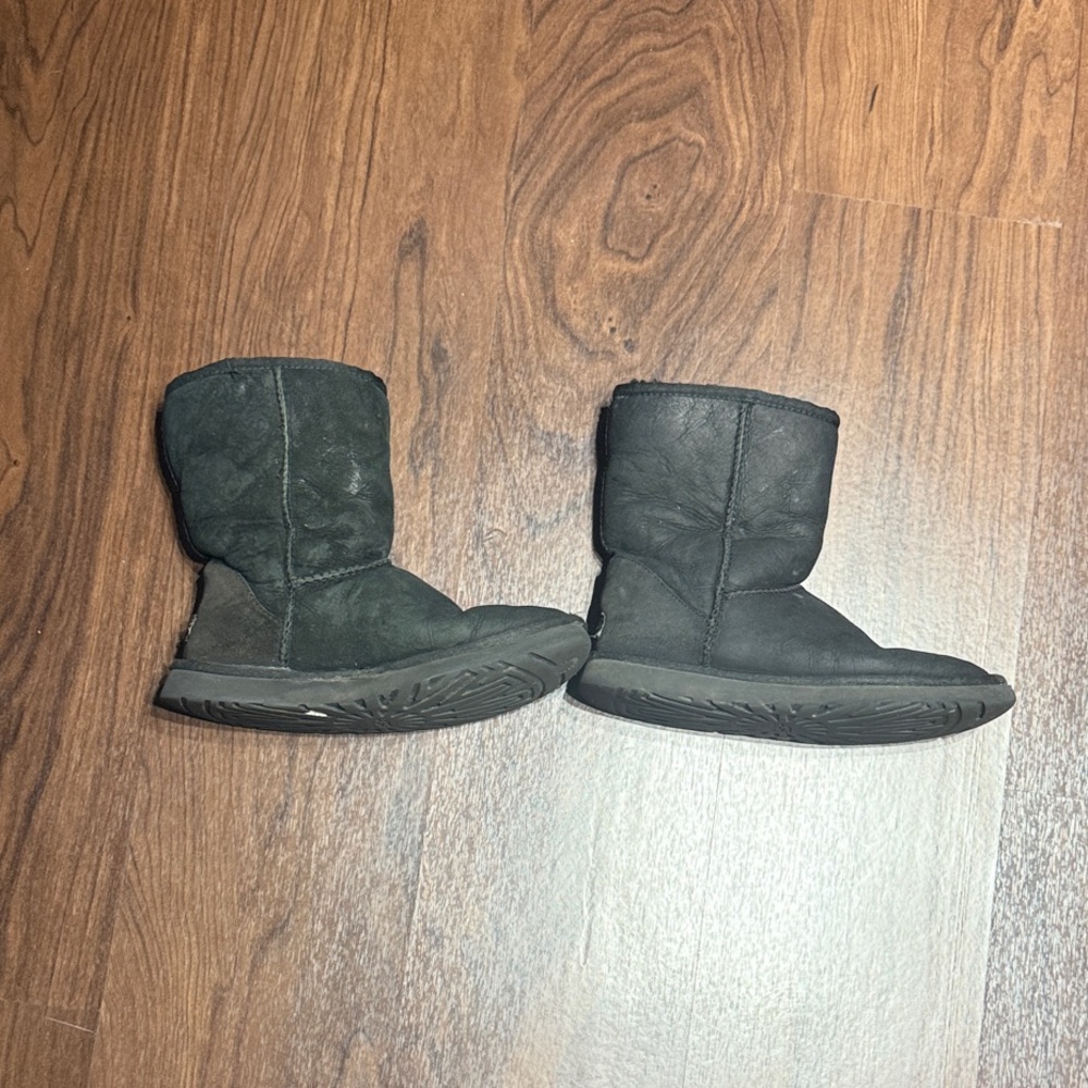 UGG Black Suede Ankle Boots SIZE 8